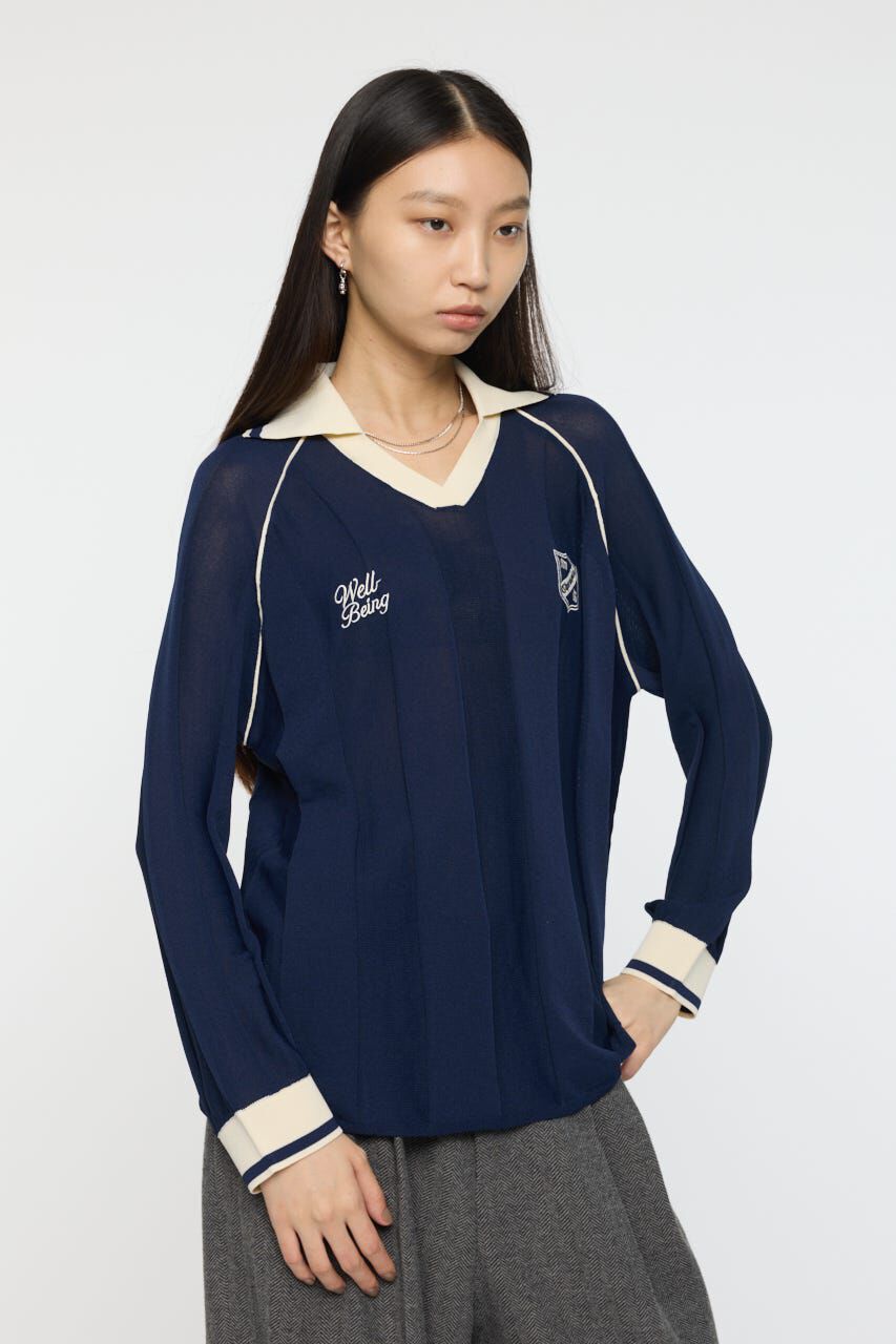 MOUSSY「KNIT GAME シャツ」|ニット・セーター|
