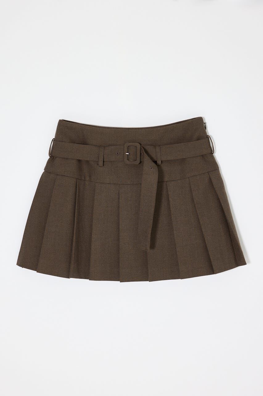MOUSSY「LOW SLUNG PLEATED MINI スカート」|スカート|
