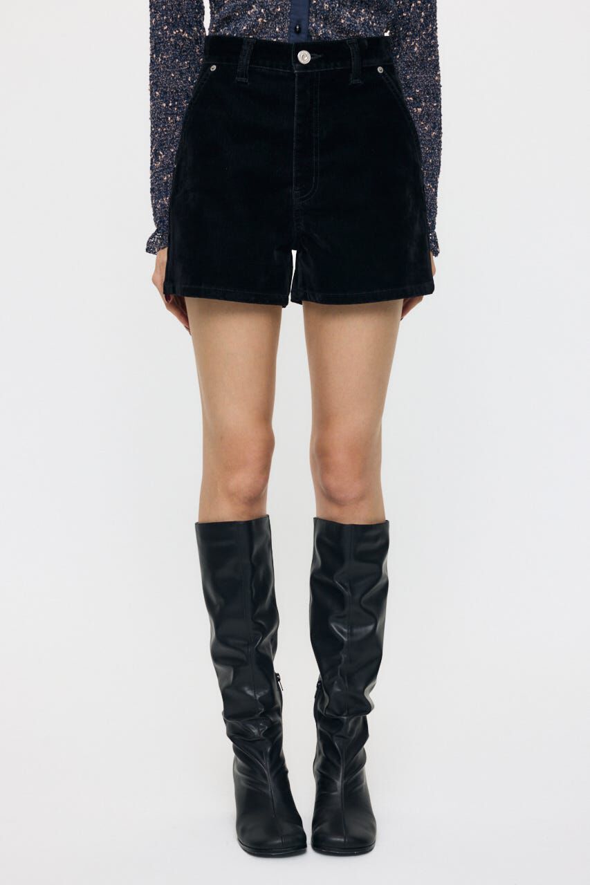 MOUSSY「VELVET MICRO ショーツ」|デニム|