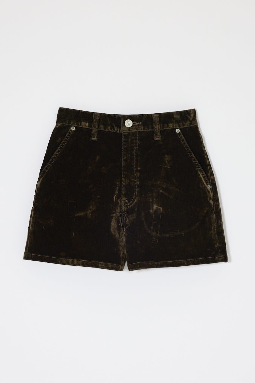 MOUSSY「VELVET MICRO ショーツ」|デニム|