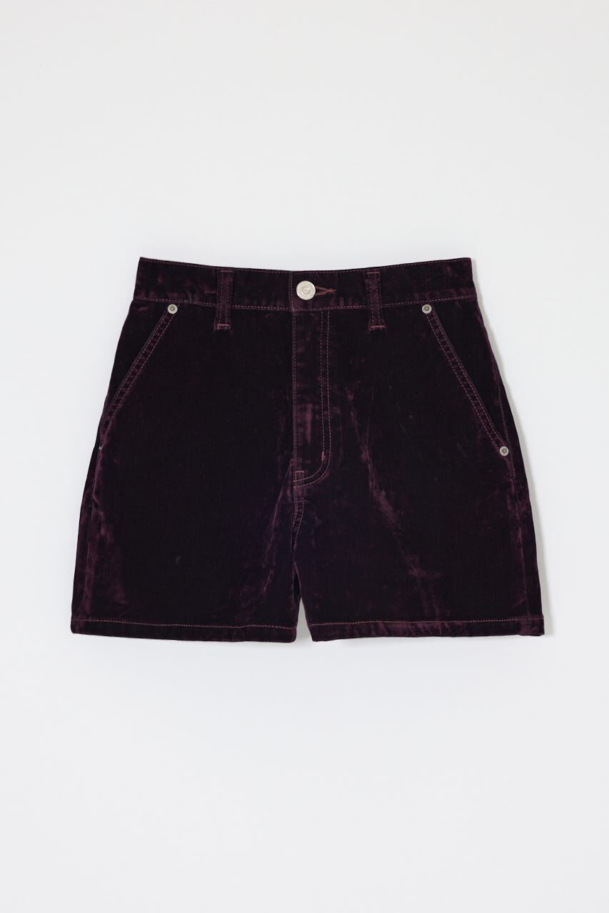 MOUSSY「VELVET MICRO ショーツ」|デニム|BRD