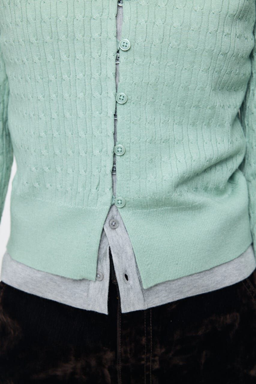 MOUSSY「LAYERED LIKE KNIT トップス」|ニット・セーター|