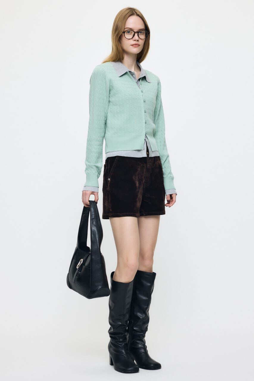 MOUSSY「LAYERED LIKE KNIT トップス」|ニット・セーター|