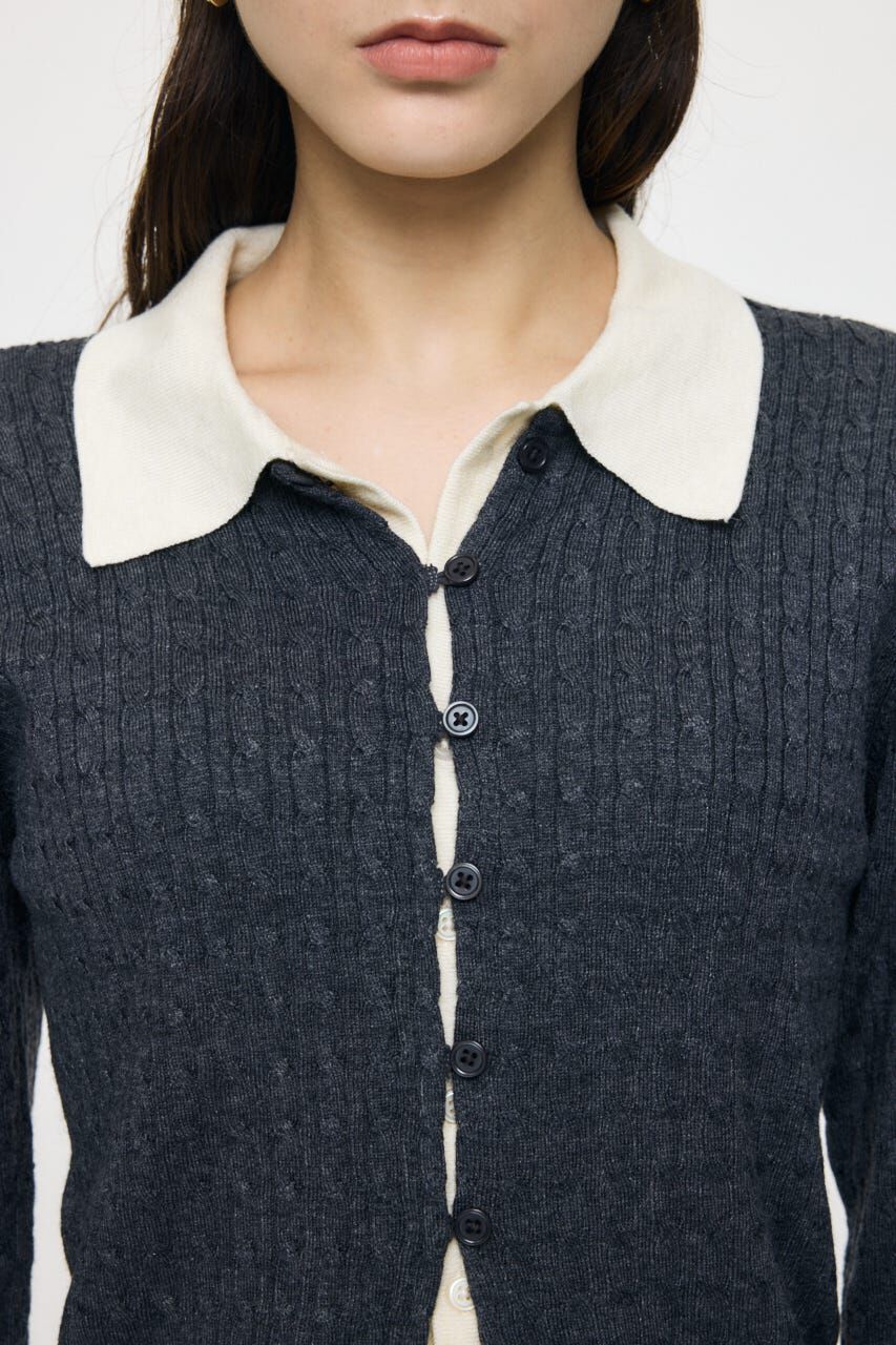 MOUSSY「LAYERED LIKE KNIT トップス」|ニット・セーター|