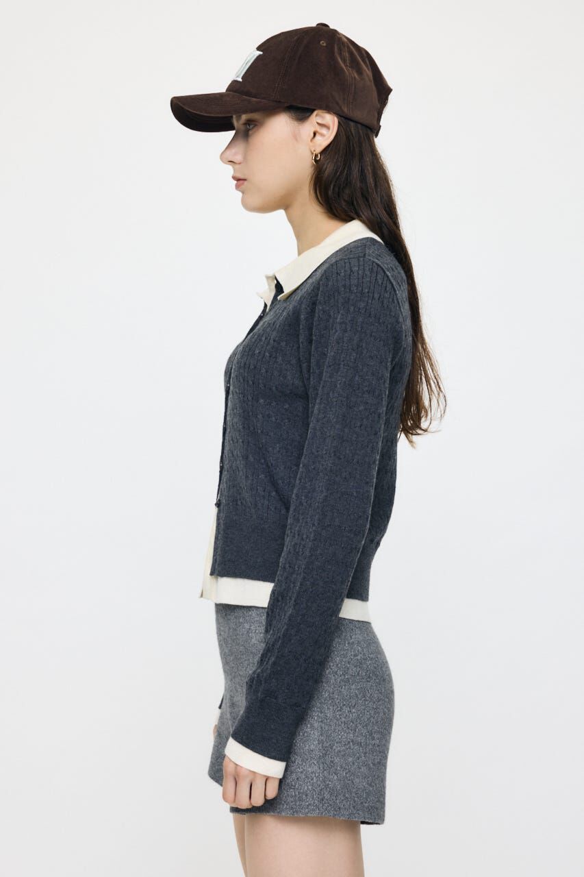 MOUSSY「LAYERED LIKE KNIT トップス」|ニット・セーター|
