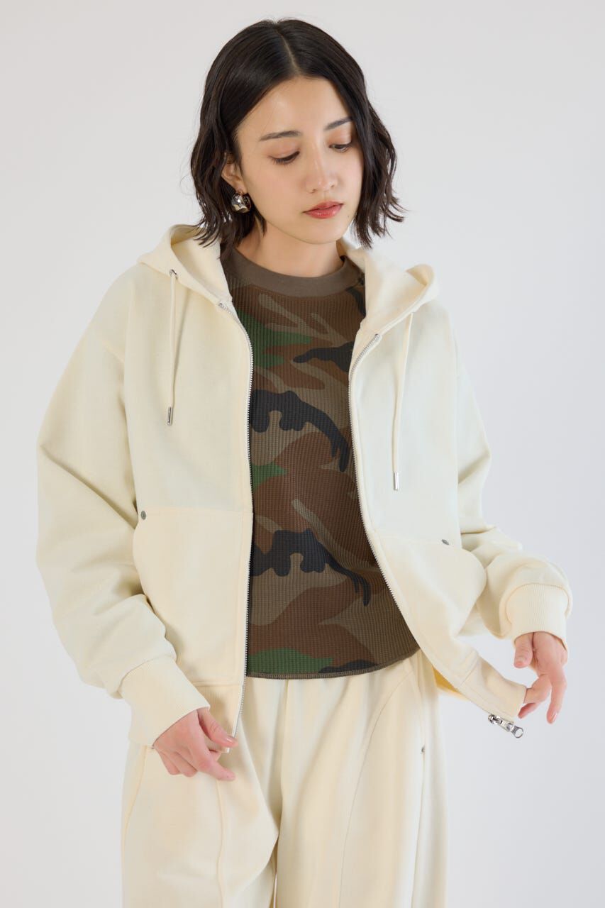 RODEO CROWNS「SHARE W ジップパーカー」|パーカー|O/WHT1
