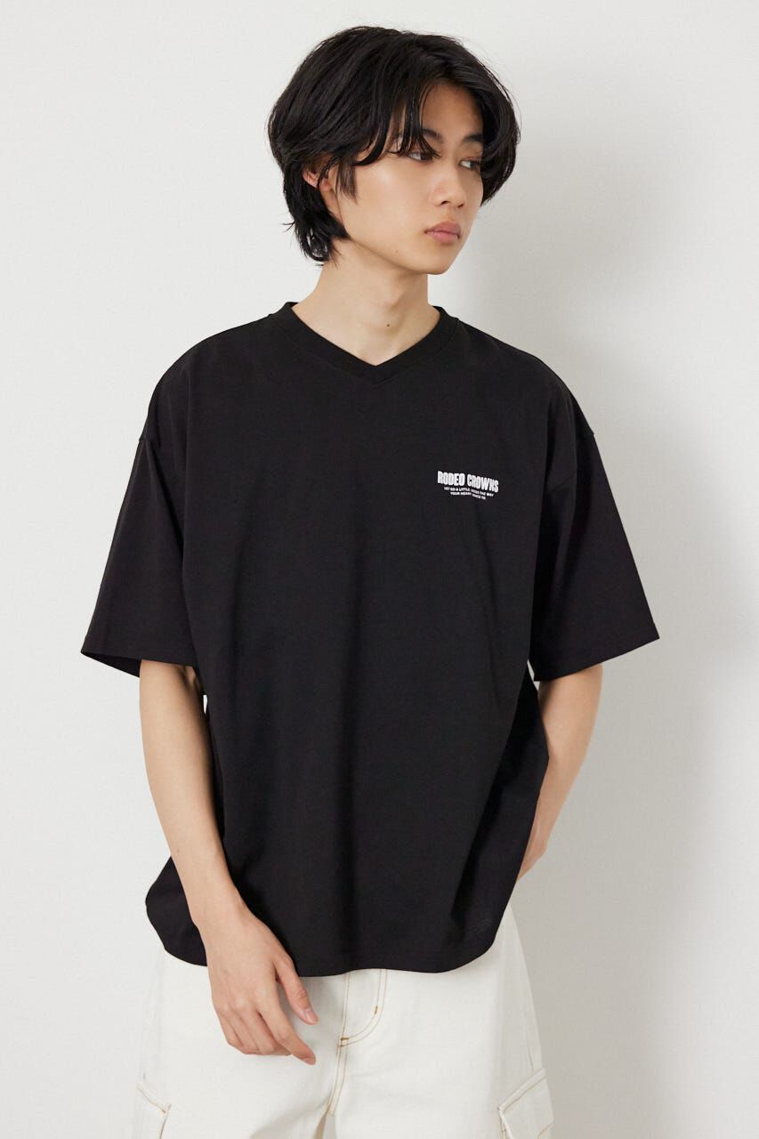 RODEO CROWNS「エンボスロゴVネックTシャツ」|Tシャツ・カットソー|