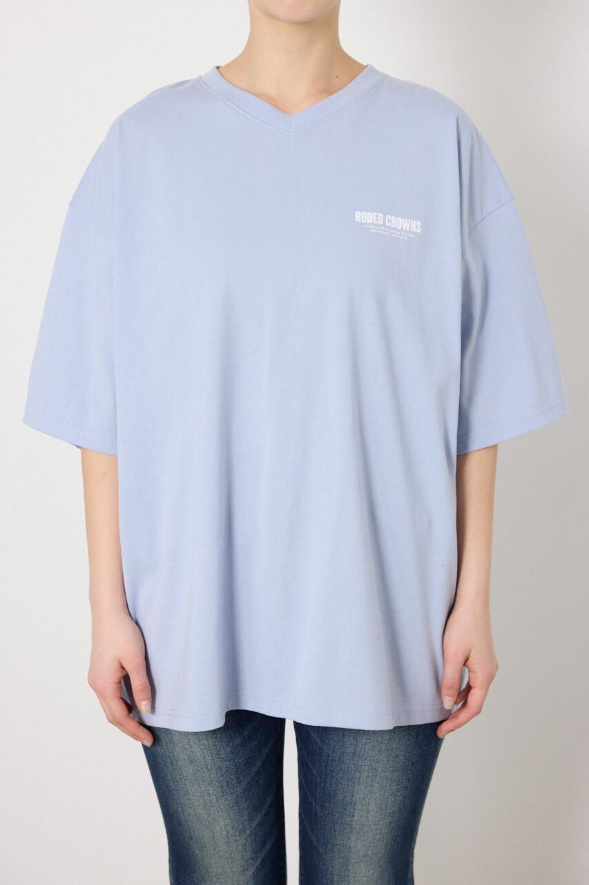 RODEO CROWNS「エンボスロゴVネックTシャツ」|Tシャツ・カットソー|