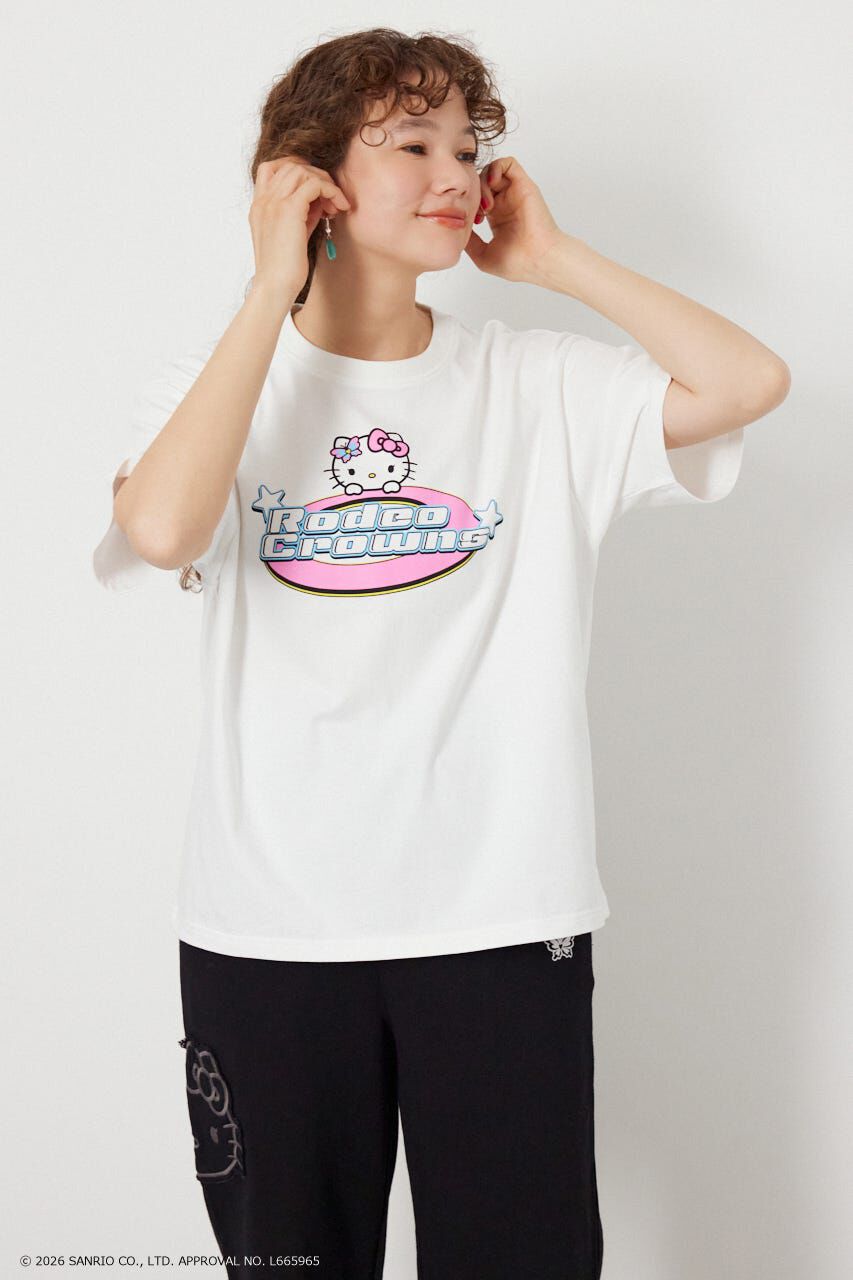 RODEO CROWNS「＜UNISEX＞(サンリオキャラクターズ) Y2KロゴTシャツ」|Tシャツ・カットソー|