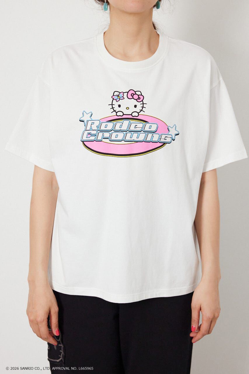 RODEO CROWNS「＜UNISEX＞(サンリオキャラクターズ) Y2KロゴTシャツ」|Tシャツ・カットソー|