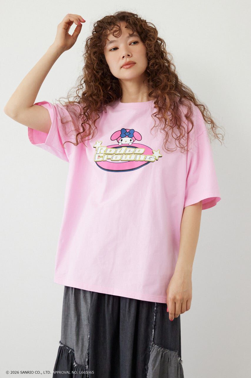 RODEO CROWNS「＜UNISEX＞(サンリオキャラクターズ) Y2KロゴTシャツ」|Tシャツ・カットソー|
