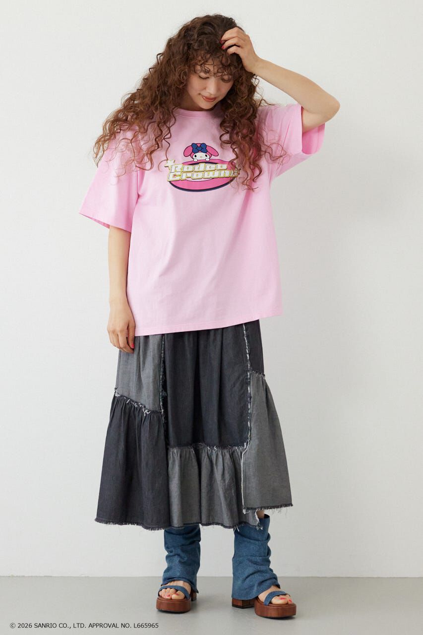 RODEO CROWNS「＜UNISEX＞(サンリオキャラクターズ) Y2KロゴTシャツ」|Tシャツ・カットソー|