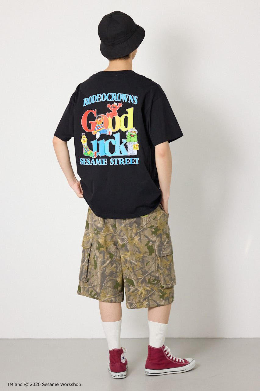 RODEO CROWNS「（UNISEX）(SESAMESTREET)GoodLuckTシャツ」|Tシャツ・カットソー|