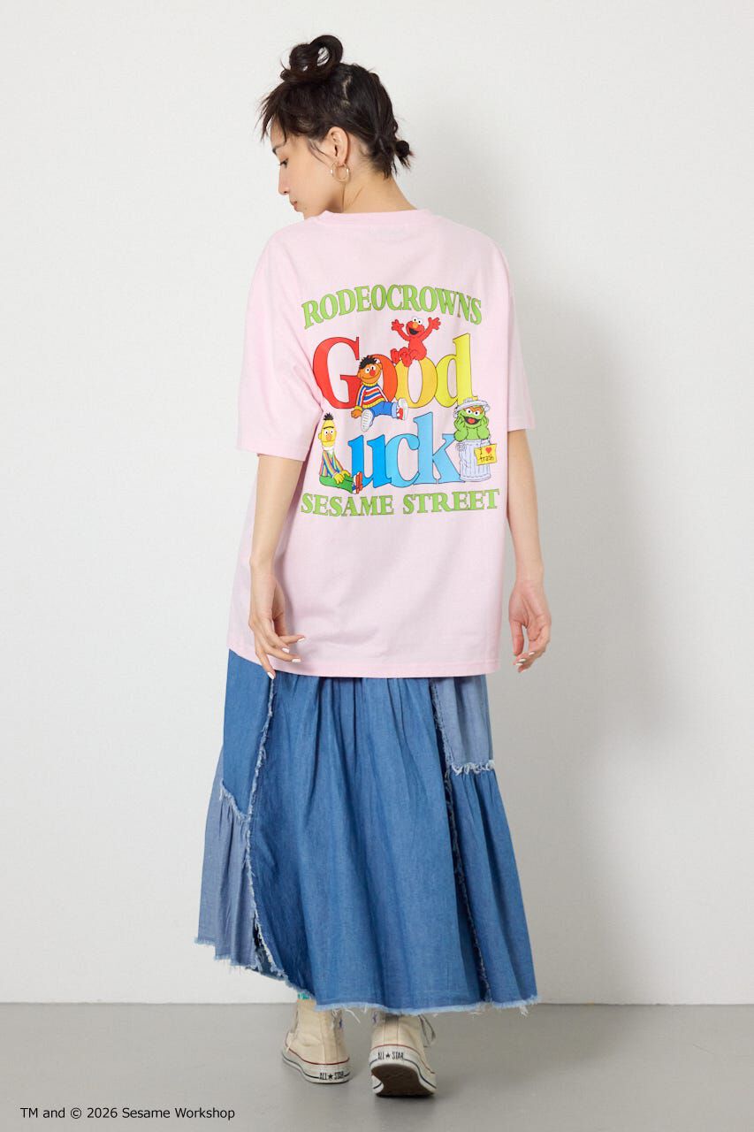 RODEO CROWNS「（UNISEX）(SESAMESTREET)GoodLuckTシャツ」|Tシャツ・カットソー|