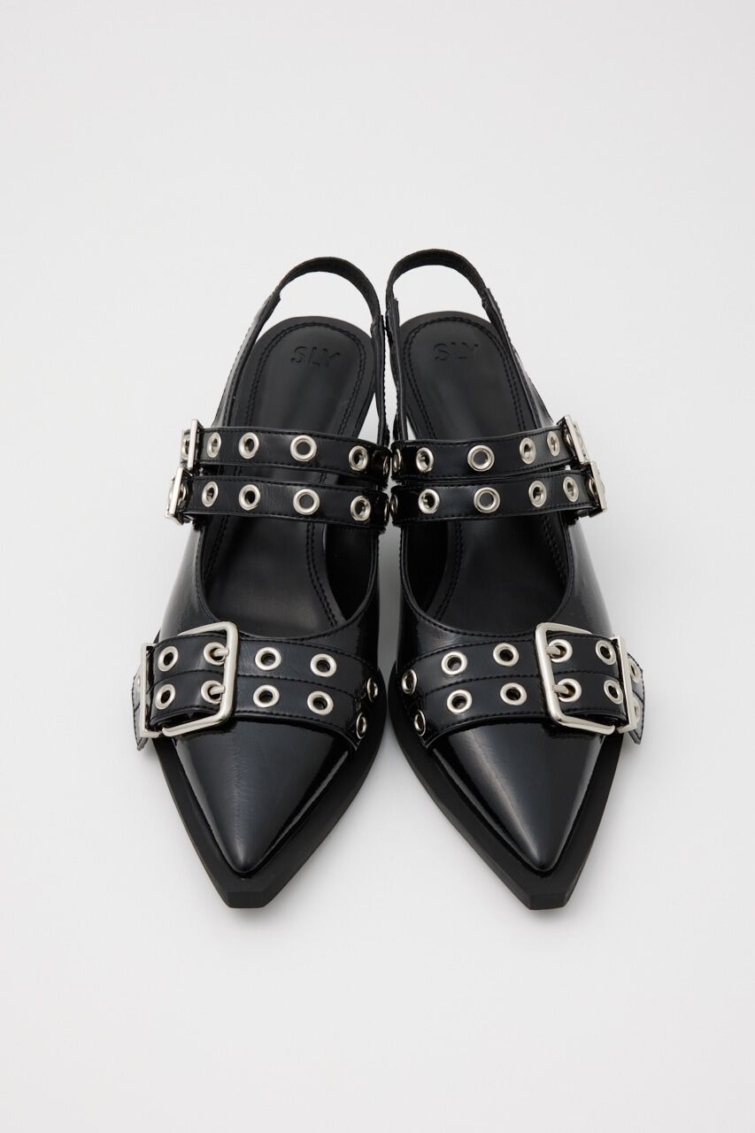 SLY「POINTED TOE BELTED サンダル」|サンダル|