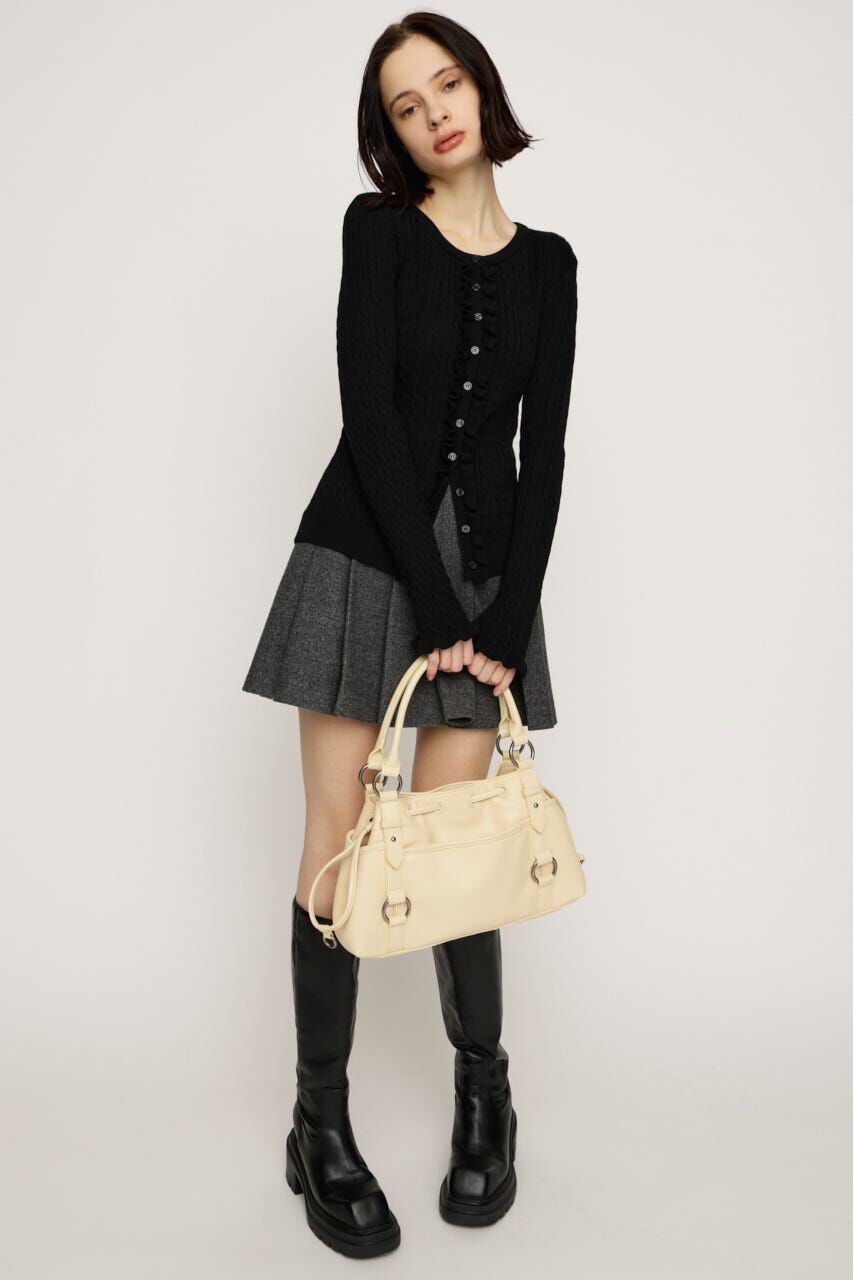 SLY「FRONT FRILL KNIT トップス」|ニット・セーター|