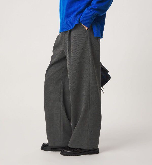 UNITED ARROWS green label relaxing「［size SHORT/TALLあり］オルマイ ウラキモウ ワイド パンツ ストレッチ 帯電防止」|その他|