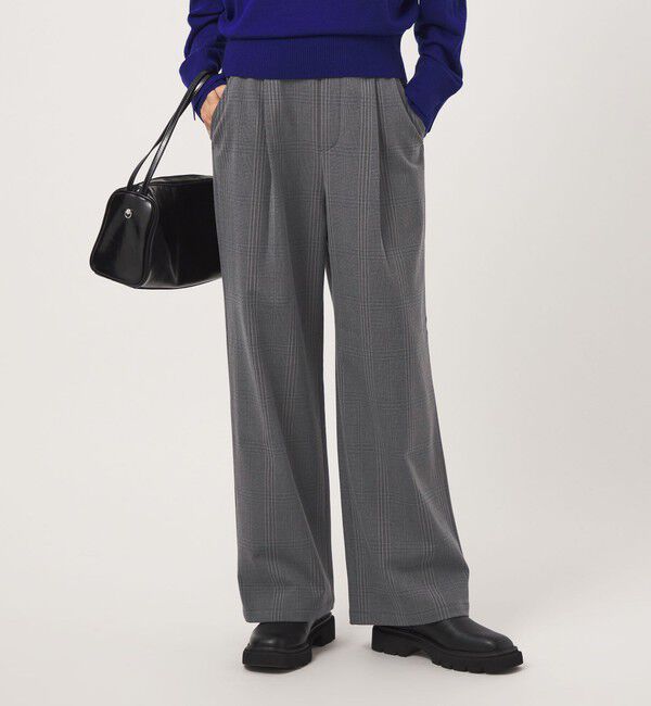 UNITED ARROWS green label relaxing「［size SHORT/TALLあり］オルマイ ウラキモウ ワイド パンツ ストレッチ 帯電防止」|その他|