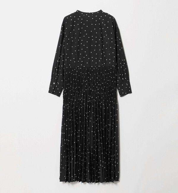 UNITED ARROWS green label relaxing「［size SHORT/TALLあり］ワッシャー プリーツ ワンピース ドット」|ワンピース|