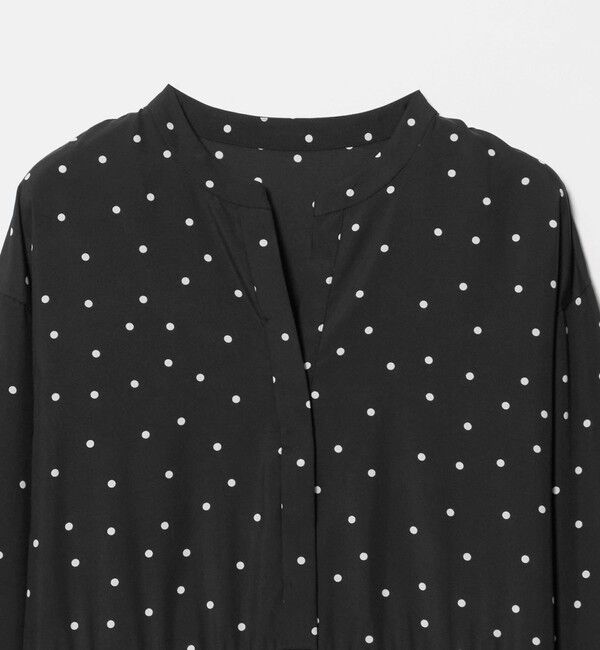 UNITED ARROWS green label relaxing「［size SHORT/TALLあり］ワッシャー プリーツ ワンピース ドット」|ワンピース|