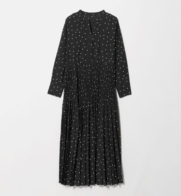UNITED ARROWS green label relaxing「［size SHORT/TALLあり］ワッシャー プリーツ ワンピース ドット」|ワンピース|