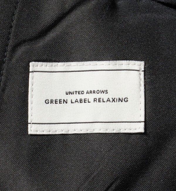 UNITED ARROWS green label relaxing「ホームスパン 2プリーツ ワイド スラックス」|スラックス|