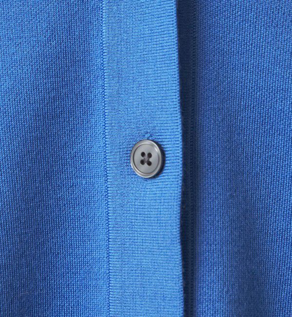 UNITED ARROWS green label relaxing「ウール スムース ワイド Vネック カーディガン ウォッシャブル」|カーディガン|