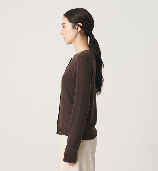 BEAUTY&YOUTH UNITED ARROWS「毛セルロースブレンド クルーネック カーディガン」|カーディガン|
