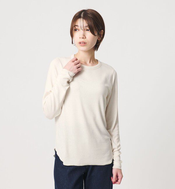 BEAUTY&YOUTH UNITED ARROWS「毛セルロースブレンド クルーネック カットソー」|Tシャツ・カットソー|