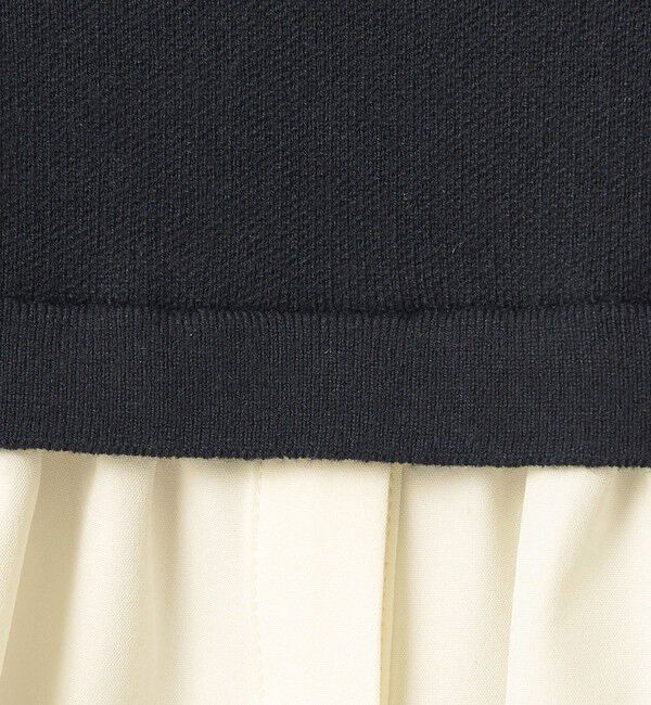 BEAUTY&YOUTH UNITED ARROWS「【WEB限定 Wardrobe DAILY MINIMAL】レイヤードフレアニットプルオーバー ウォッシャブル」|ニット・セーター|