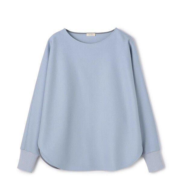 DES PRES「ニットコンビネーション ボートネックプルオーバー」|Tシャツ・カットソー|61 ライトブルー