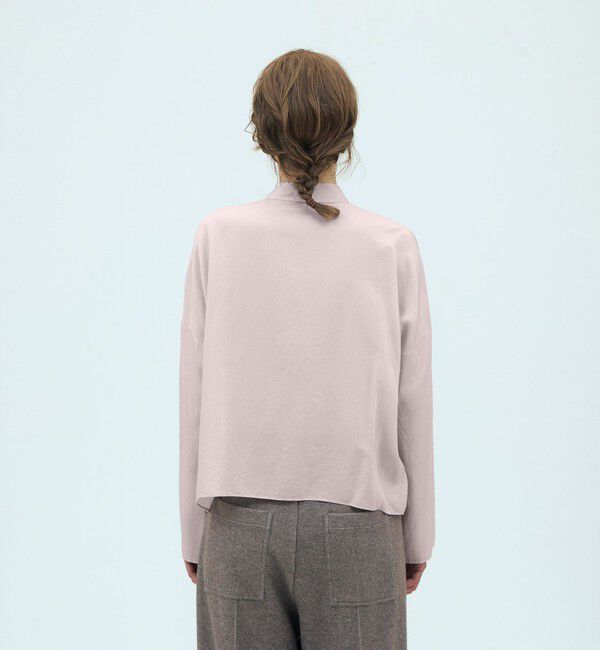 GALERIE VIE「レーヨンシルクブロード レギュラーカラーシャツ」|シャツ・ブラウス|