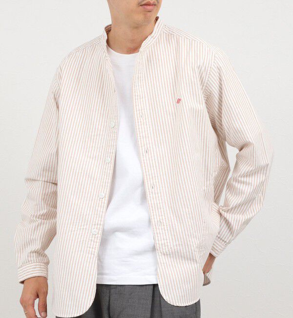 NOLLEY'S goodman「【DANTON/ダントン】BAND COLLAR SHIRT（DT-B0280 OXP）」|シャツ・ブラウス|