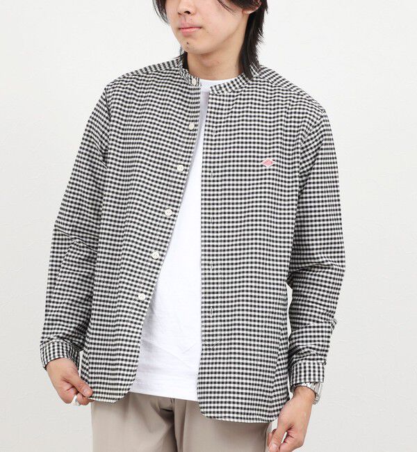 NOLLEY'S goodman「【DANTON/ダントン】BAND COLLAR SHIRT（DT-B0280 OXP）」|シャツ・ブラウス|