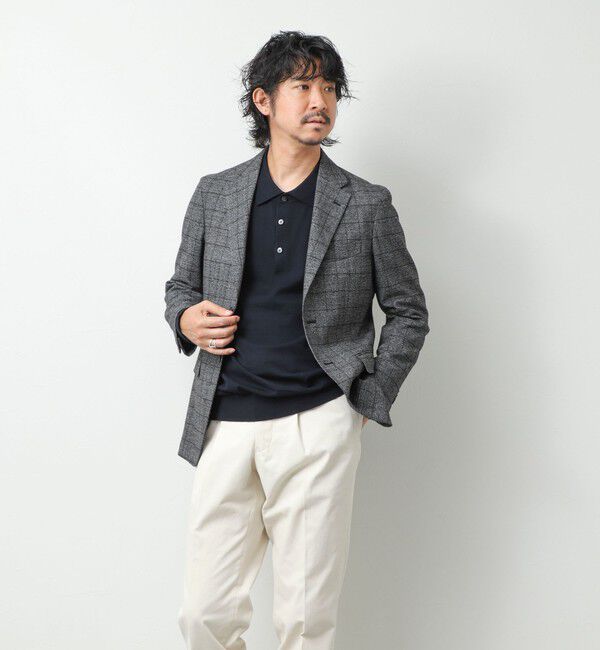 NOLLEY'S goodman「《ビジカジ対応》16G ニットポロ 26AW」|ニット・セーター|