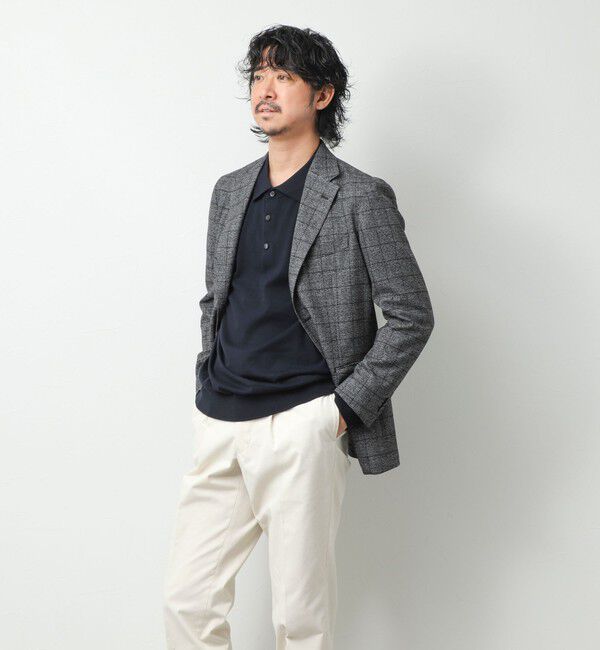 NOLLEY'S goodman「《ビジカジ対応》16G ニットポロ 26AW」|ニット・セーター|