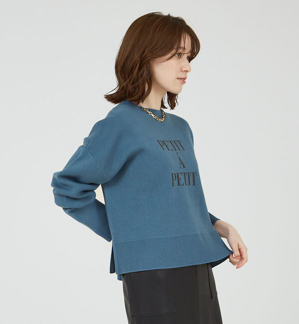 abahouse mavie「ロゴジャガードニット」|ニット・セーター|