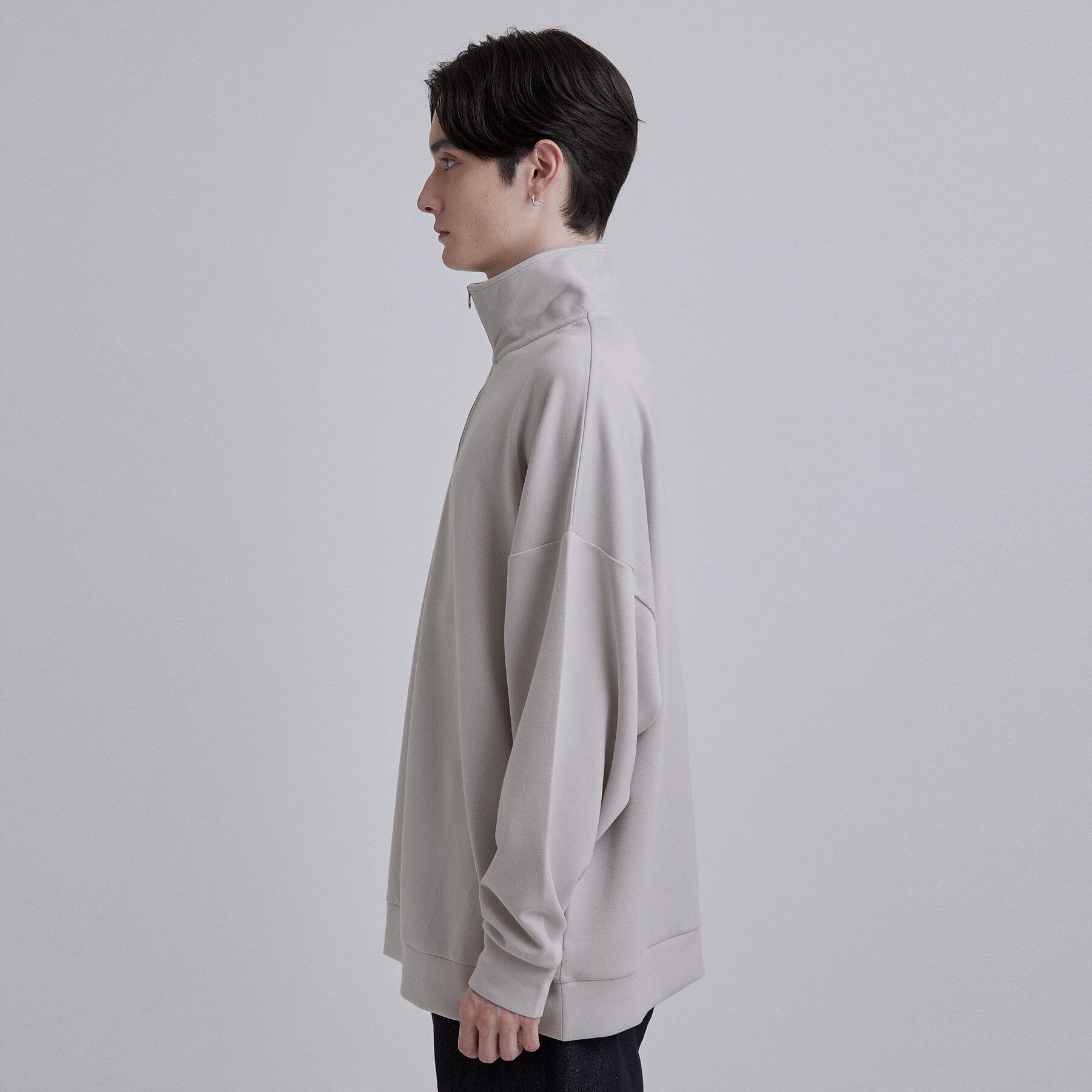 tk.TAKEO KIKUCHI「やわらかポンチハーフジップ」|Tシャツ・カットソー|