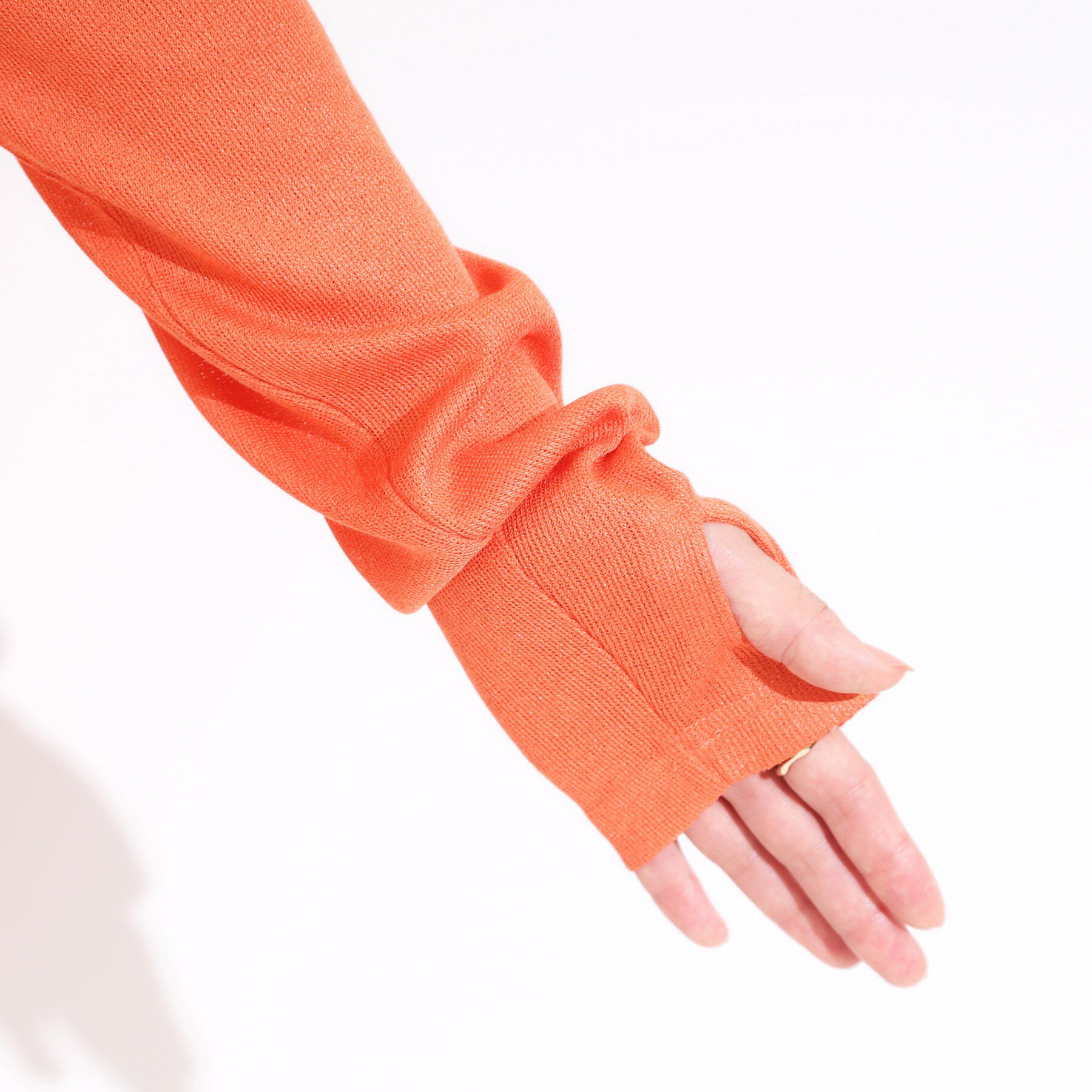 SHOO･LA･RUE「【S-LL/ひんやり/UV】手の甲まで隠れる トッパーカーディガン」|カーディガン|