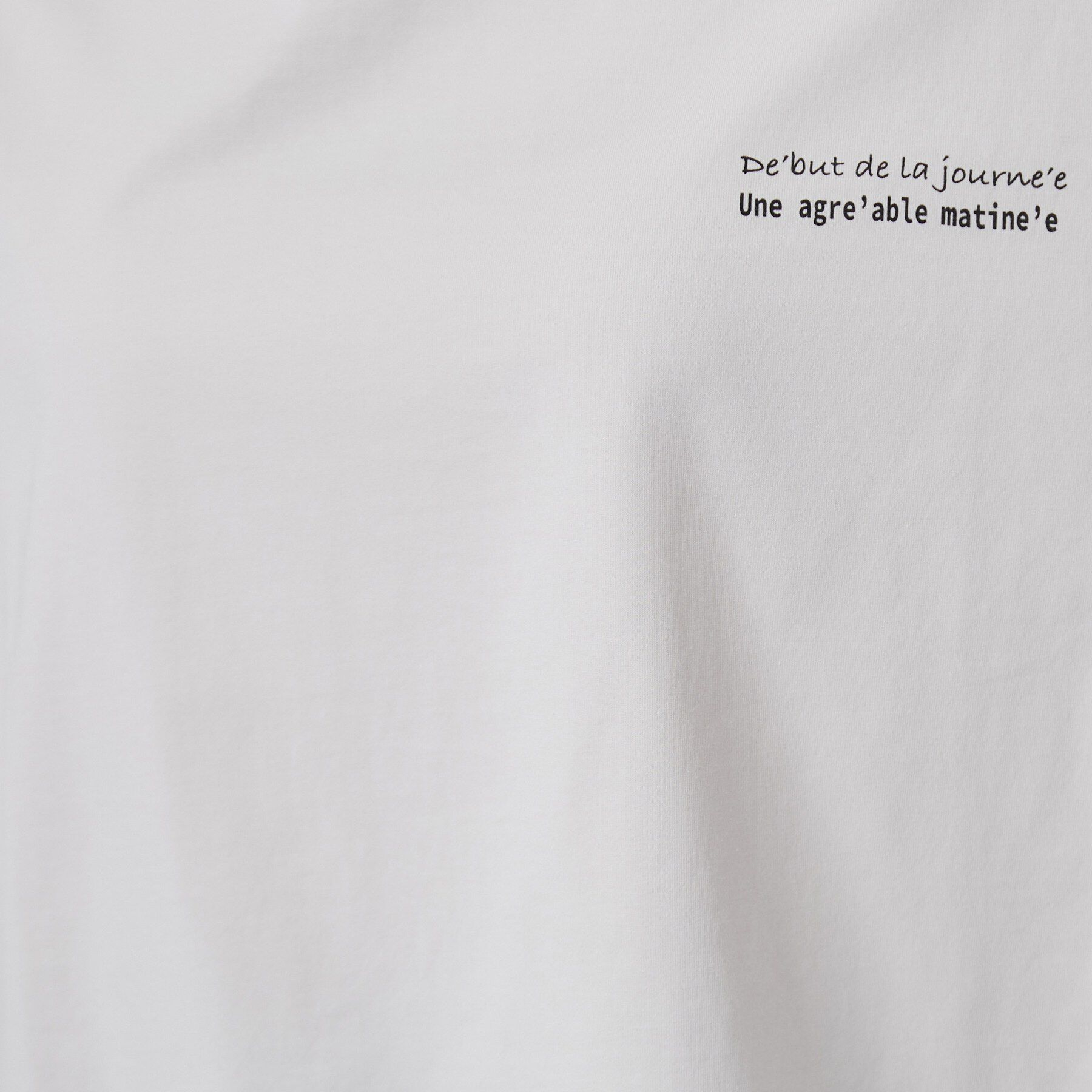 SHOO･LA･RUE「【洗濯機可/体型カバー】首元すっきり ゆるバックギャザーTシャツ」|Tシャツ・カットソー|