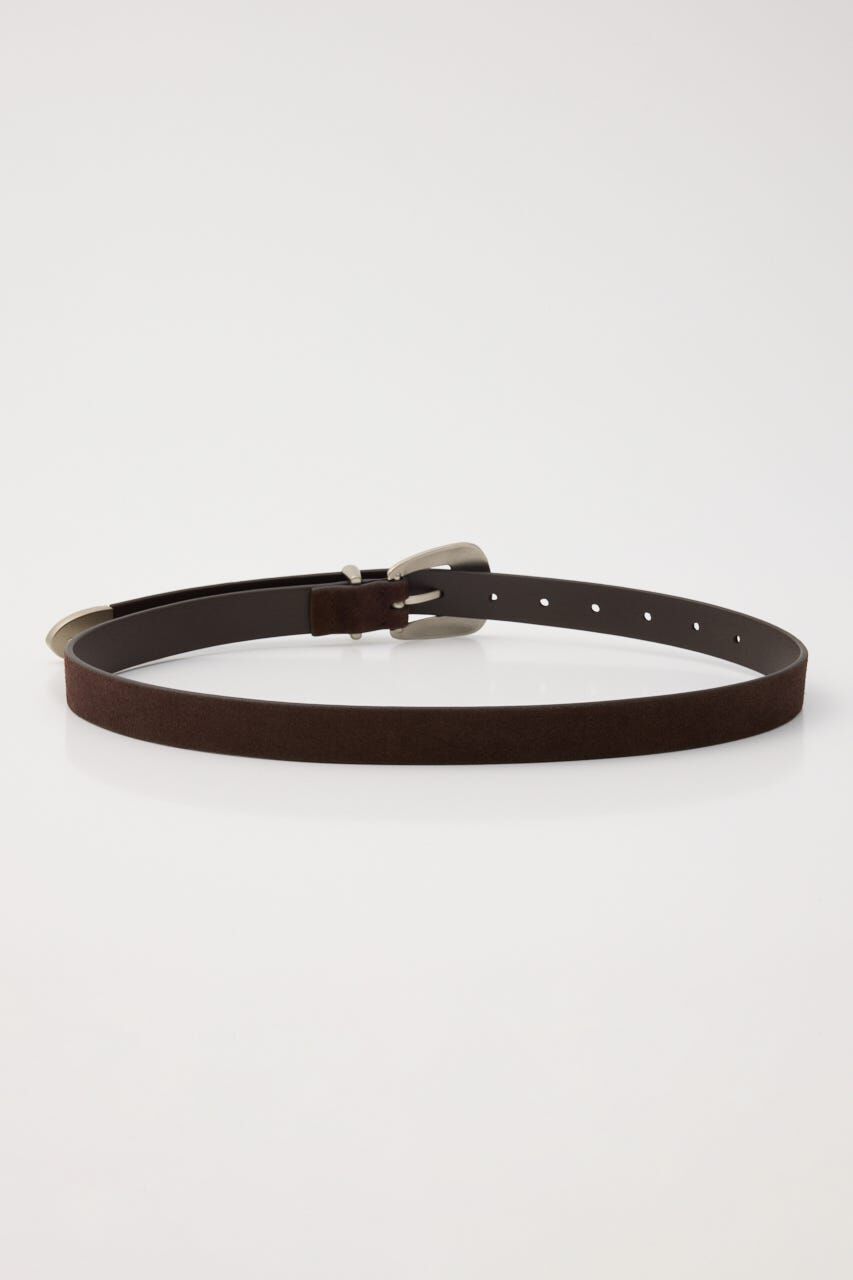 MOUSSY「GLOSS BUCKLE LEATHER ベルト」|ベルト|