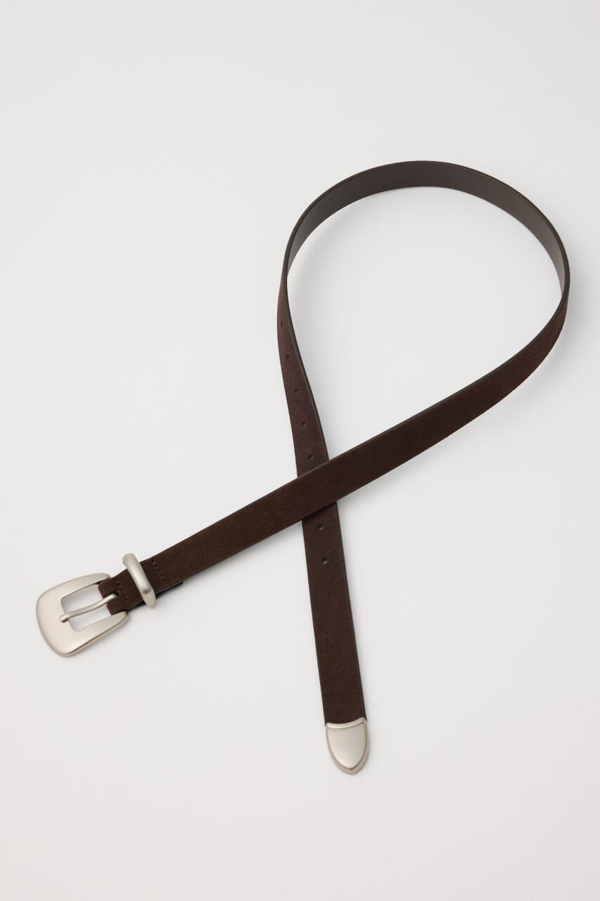 MOUSSY「GLOSS BUCKLE LEATHER ベルト」|ベルト|
