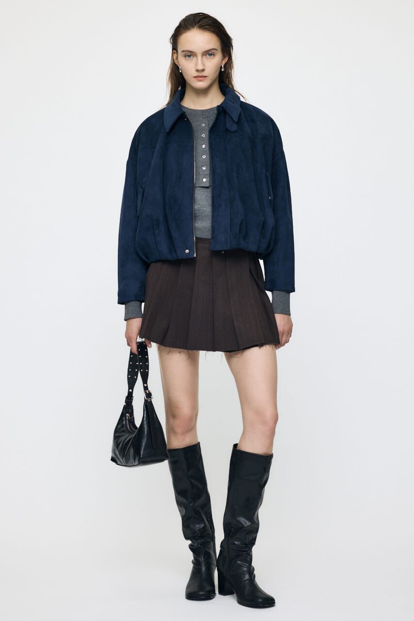 MOUSSY「F/SUEDE PUFFER ブルゾン」|ブルゾン・スタジャン|