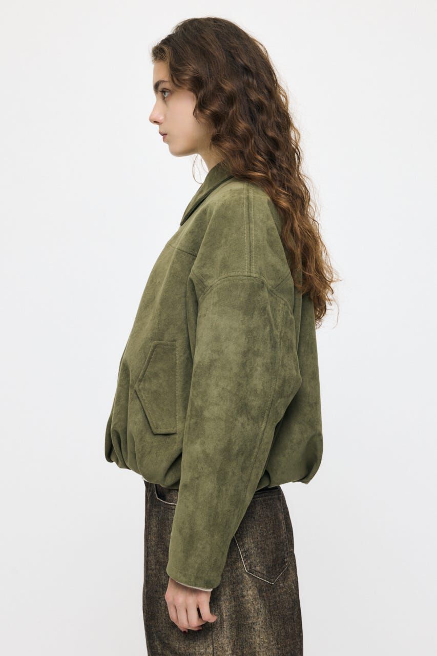 MOUSSY「F/SUEDE PUFFER ブルゾン」|ブルゾン・スタジャン|