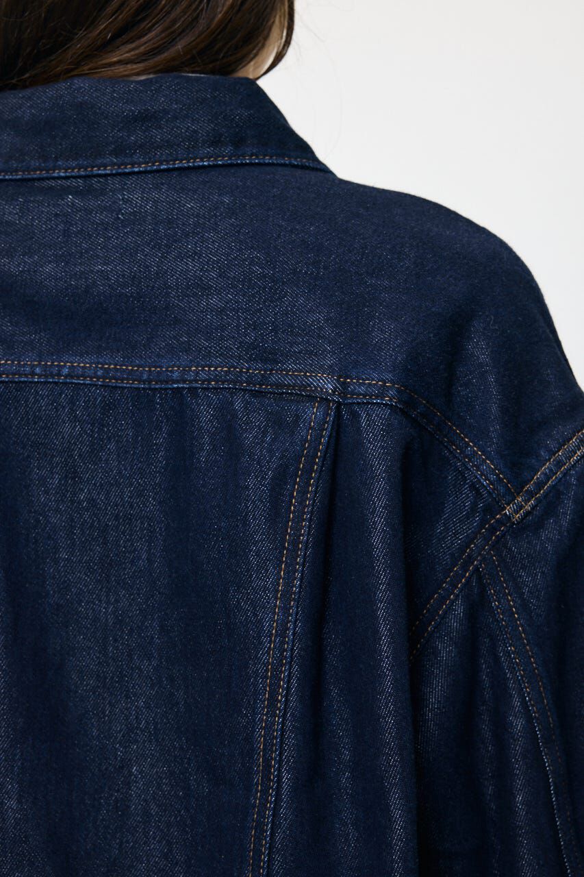 MOUSSY「GATHER HEM DENIM ジャケット」|デニムジャケット|