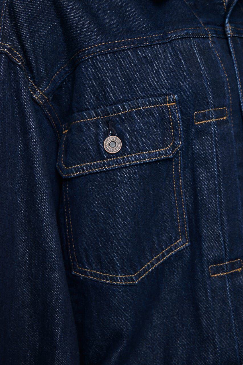 MOUSSY「GATHER HEM DENIM ジャケット」|デニムジャケット|
