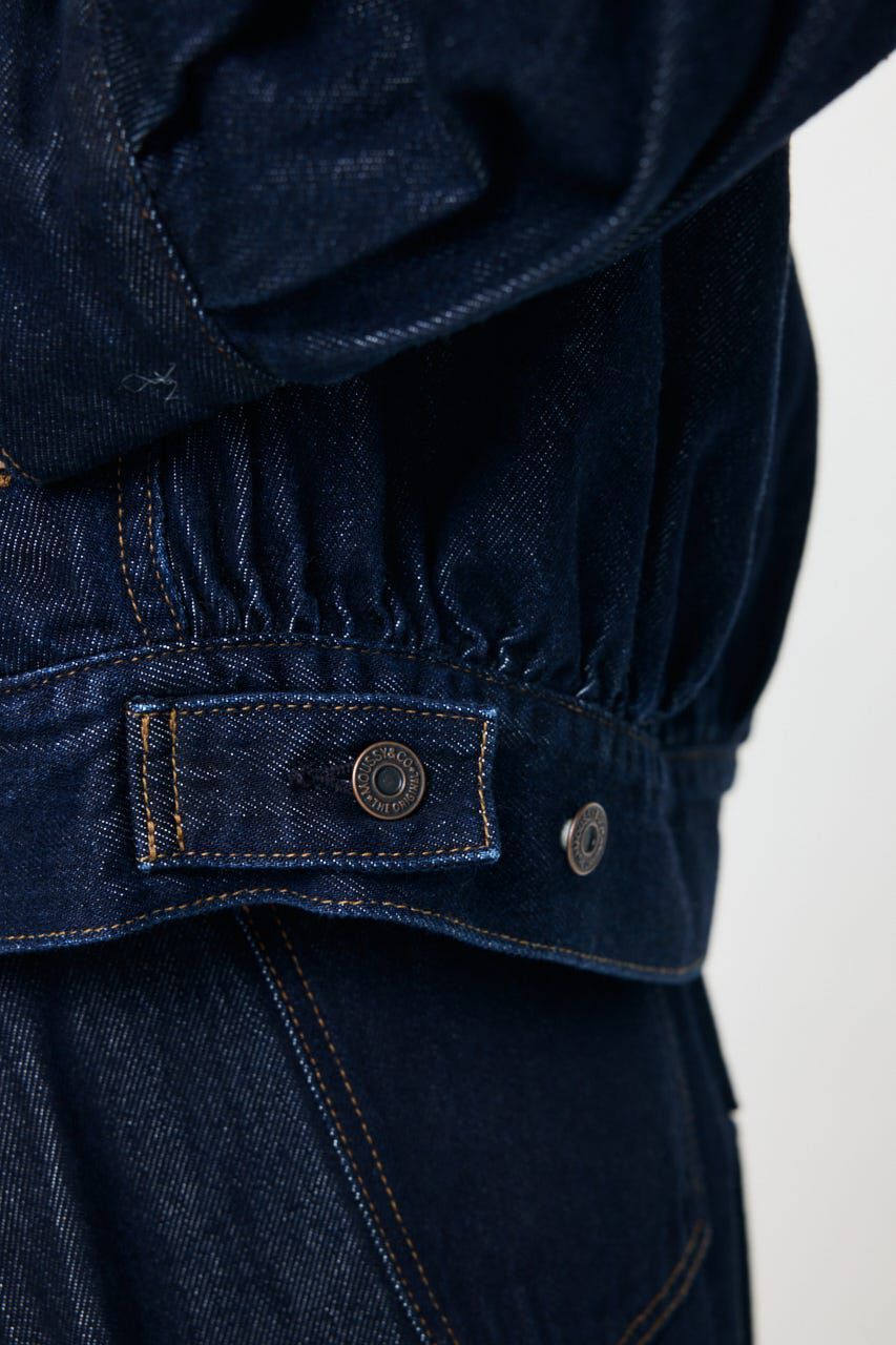 MOUSSY「GATHER HEM DENIM ジャケット」|デニムジャケット|