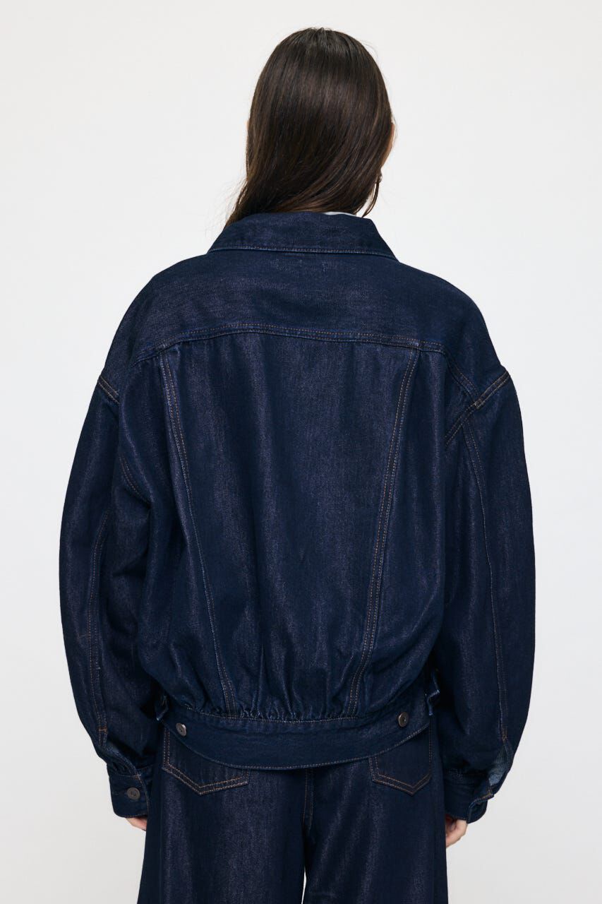 MOUSSY「GATHER HEM DENIM ジャケット」|デニムジャケット|