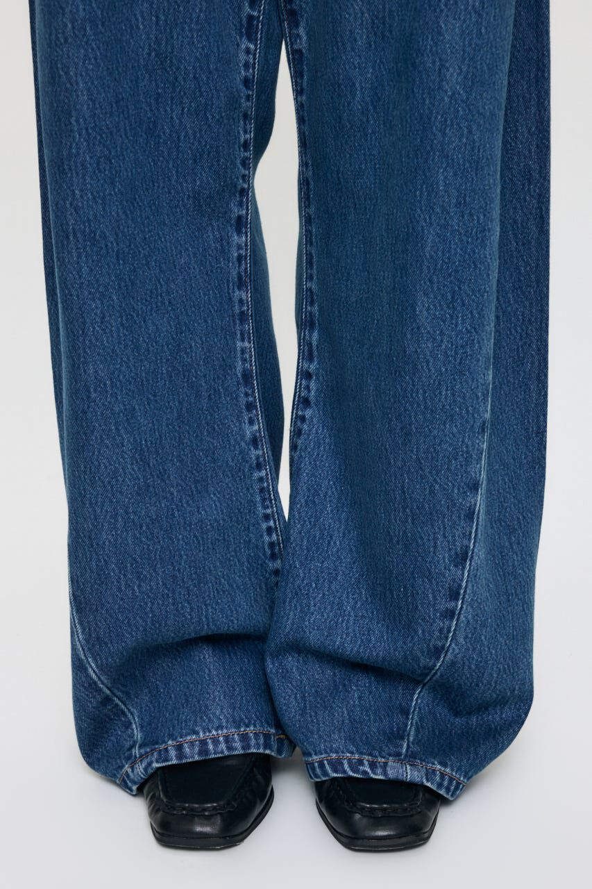 MOUSSY「LOOSE WAIST DENIM ストレート」|デニム|