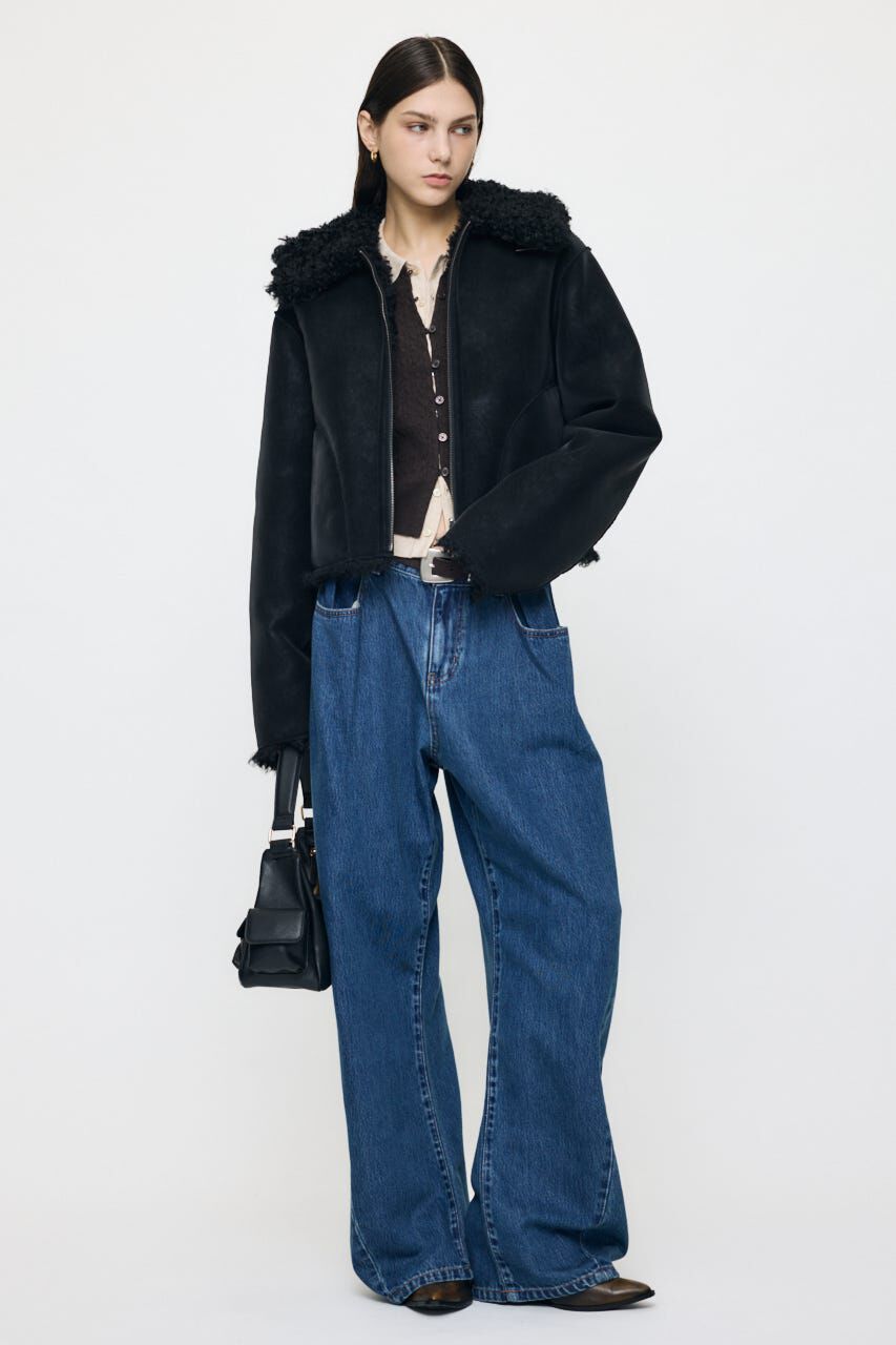 MOUSSY「LOOSE WAIST DENIM ストレート」|デニム|
